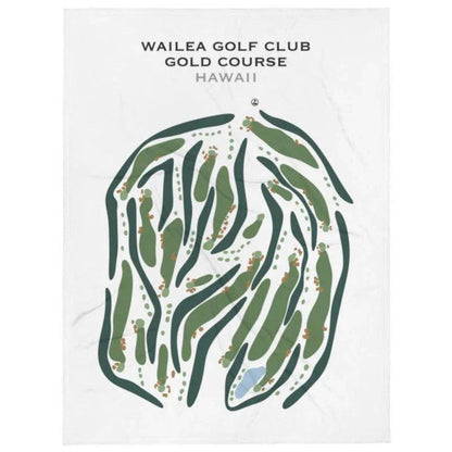 Wailea Golf Club Gold Course, Hawaii - Printed Golf Courses