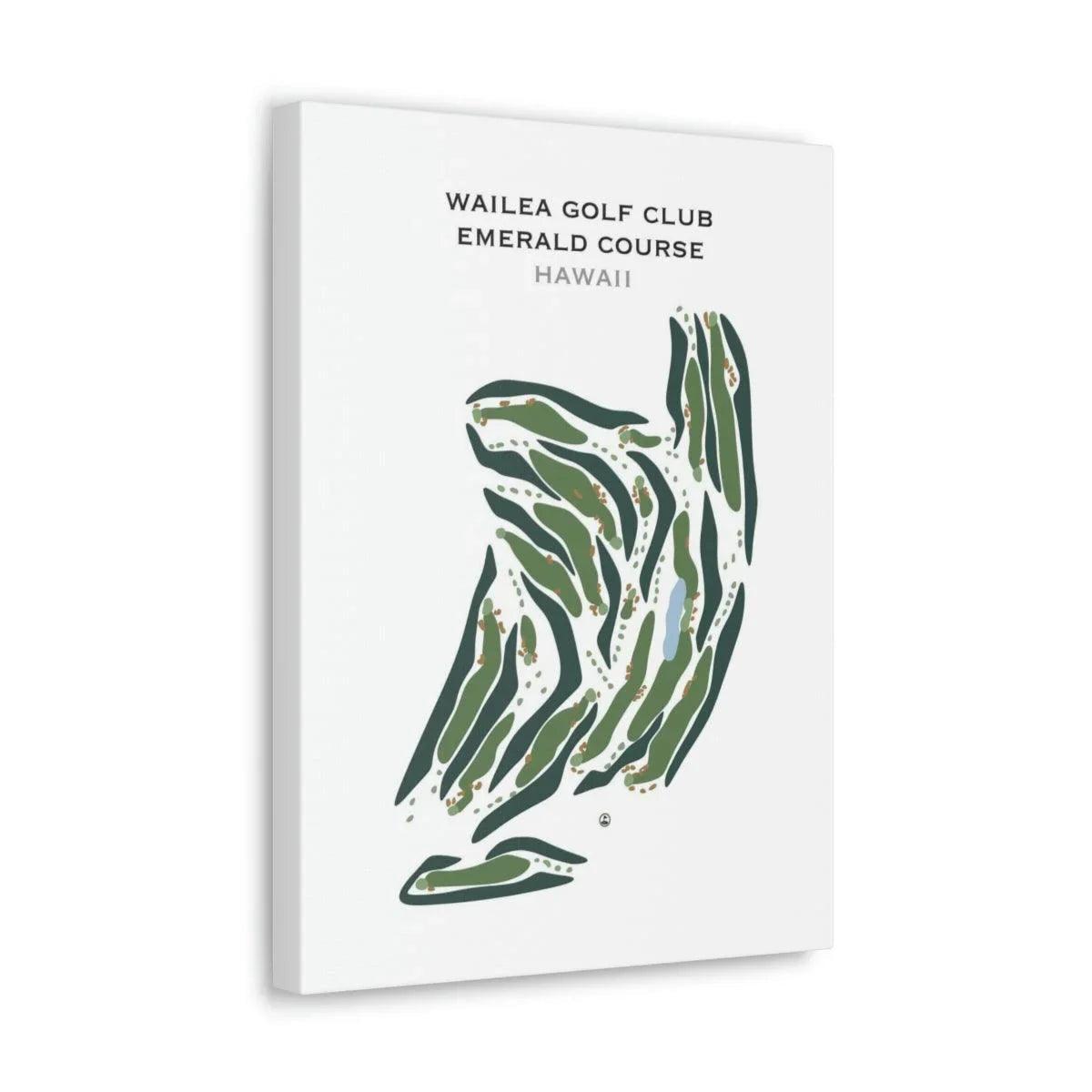 Wailea Golf Club Emerald Course, Hawaii - Printed Golf Courses