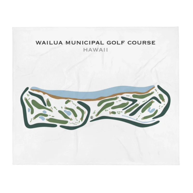 Wailua Municipal Golf Course, Hawaii - Printed Golf Courses