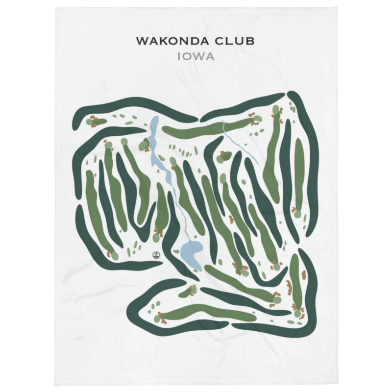 Wakonda Club, Iowa - Printed Golf Courses