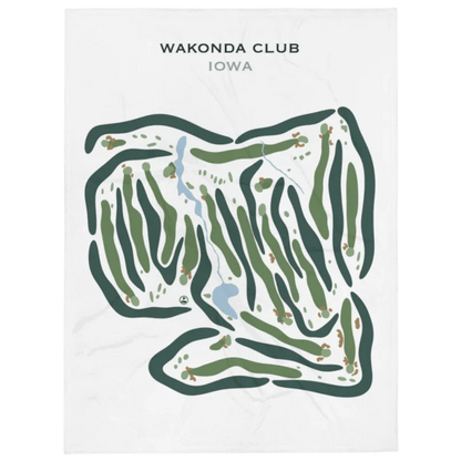 Wakonda Club, Iowa - Printed Golf Courses