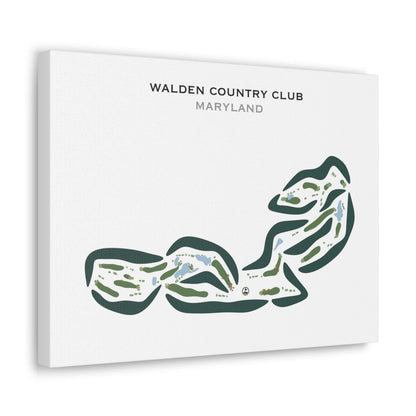 Walden Country Club, Maryland - Printed Golf Courses