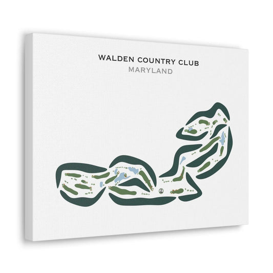Walden Country Club, Maryland - Printed Golf Courses