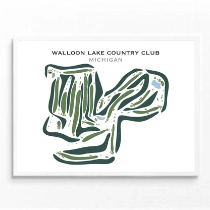 Walloon Lake Country Club, Michigan - Printed Golf Courses