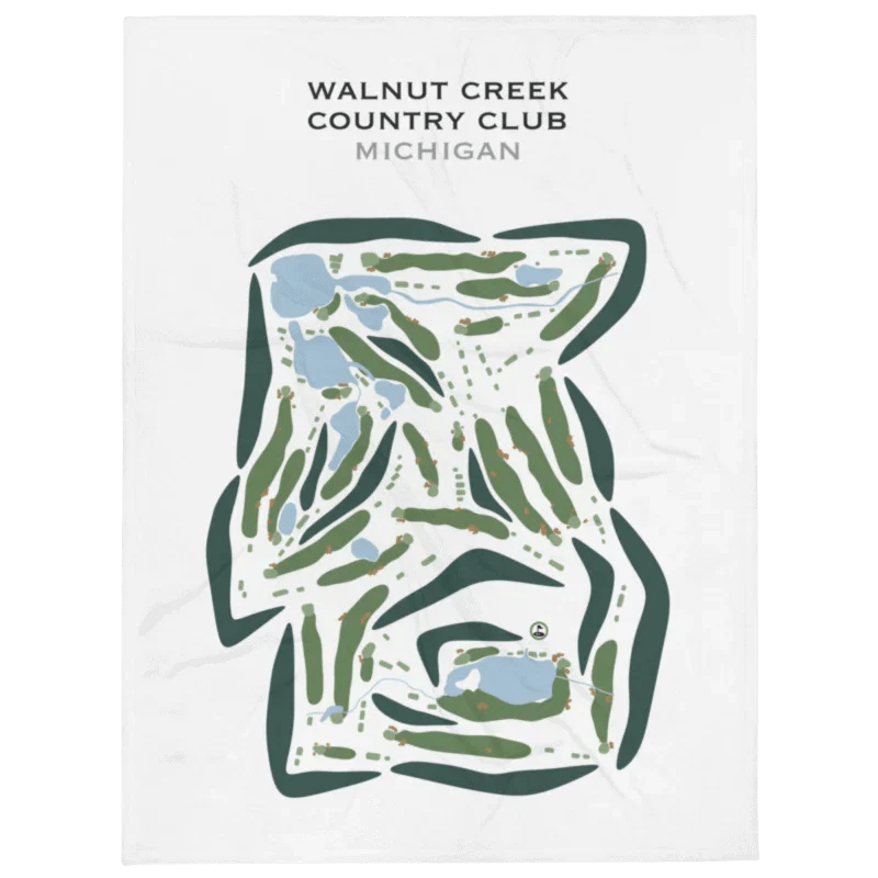 Walnut Creek Country Club, Michigan - Printed Golf Courses