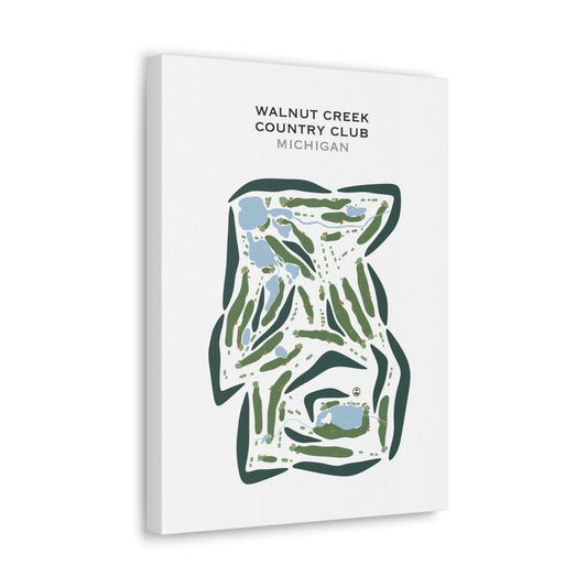 Walnut Creek Country Club, Michigan - Printed Golf Courses