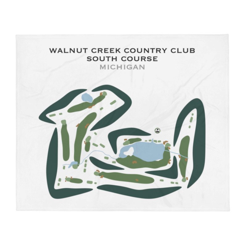 Walnut Creek Country Club, South Course, Michigan - Printed Golf Courses