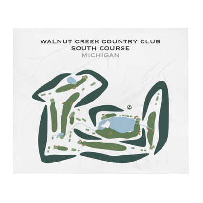 Walnut Creek Country Club, South Course, Michigan - Printed Golf Courses