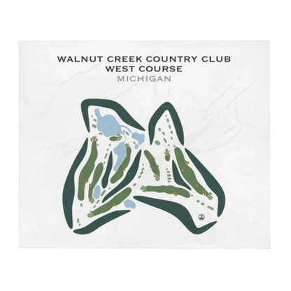 Walnut Creek Country Club, West Course, Michigan - Printed Golf Courses