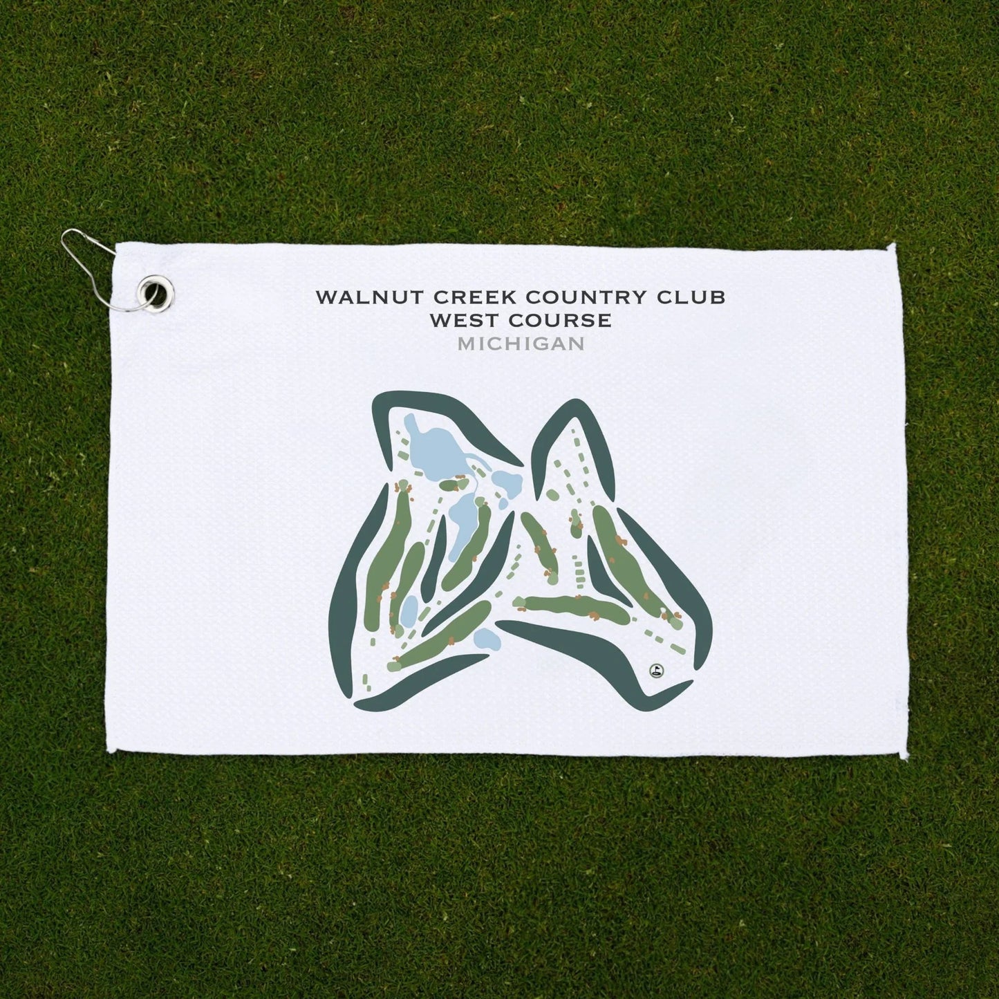 Walnut Creek Country Club, West Course, Michigan - Printed Golf Courses