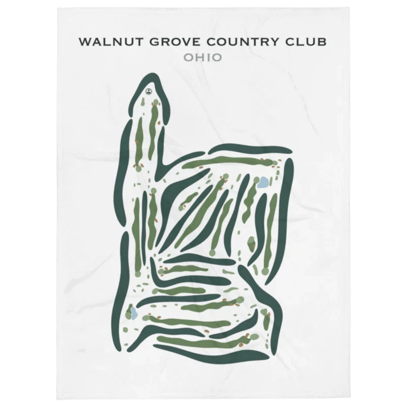 Walnut Grove Country Club, Ohio - Printed Golf Courses