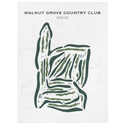 Walnut Grove Country Club, Ohio - Printed Golf Courses