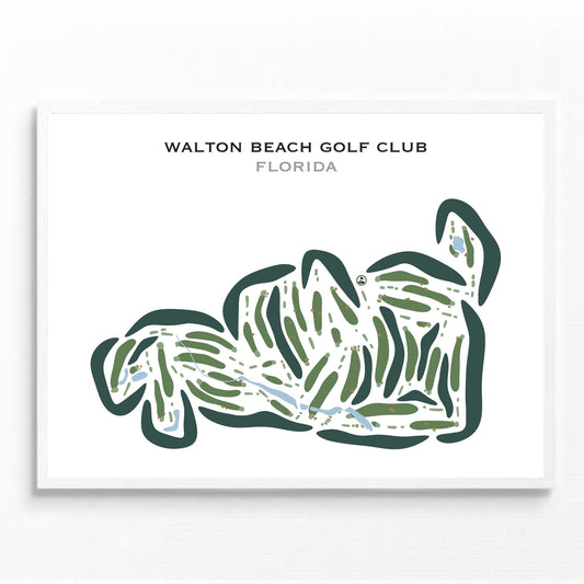 Walton Beach Golf Club, Florida - Printed Golf Courses
