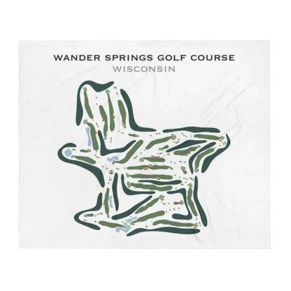 Wander Springs Golf Course, Wisconsin - Printed Golf Course