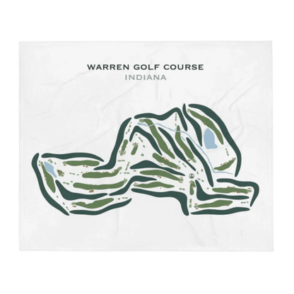 Warren Golf Course, Indiana - Printed Golf Courses