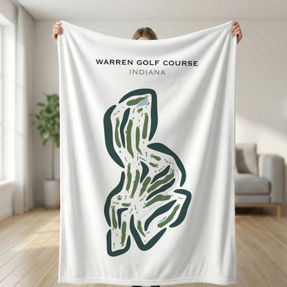 Warren Golf Course, Indiana - Printed Golf Courses