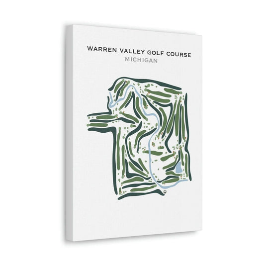 Warren Valley Golf Course, Michigan - Printed Golf Courses
