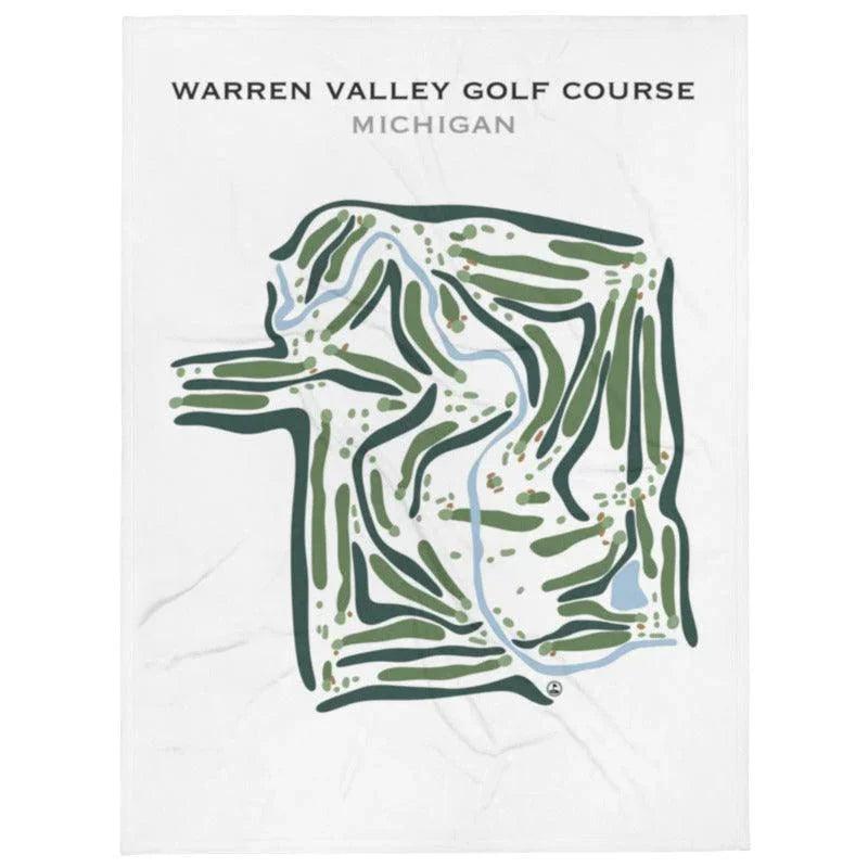 Warren Valley Golf Course, Michigan - Printed Golf Courses