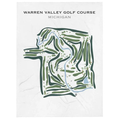 Warren Valley Golf Course, Michigan - Printed Golf Courses