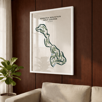 Wasatch Mountain Golf Course, Midway Utah - Printed Golf Courses