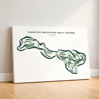 Wasatch Mountain Golf Course, Midway Utah, Horizontal - Printed Golf Courses