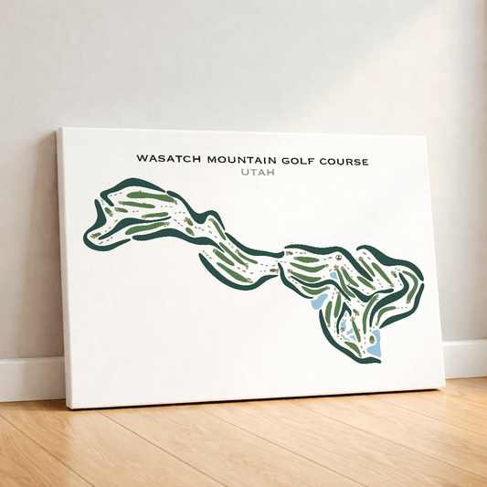 Wasatch Mountain Golf Course, Midway Utah, Horizontal - Printed Golf Courses