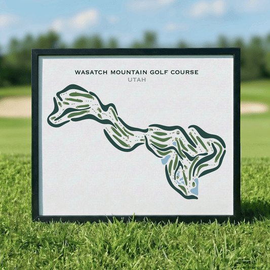 Wasatch Mountain Golf Course, Midway Utah, Horizontal - Printed Golf Courses