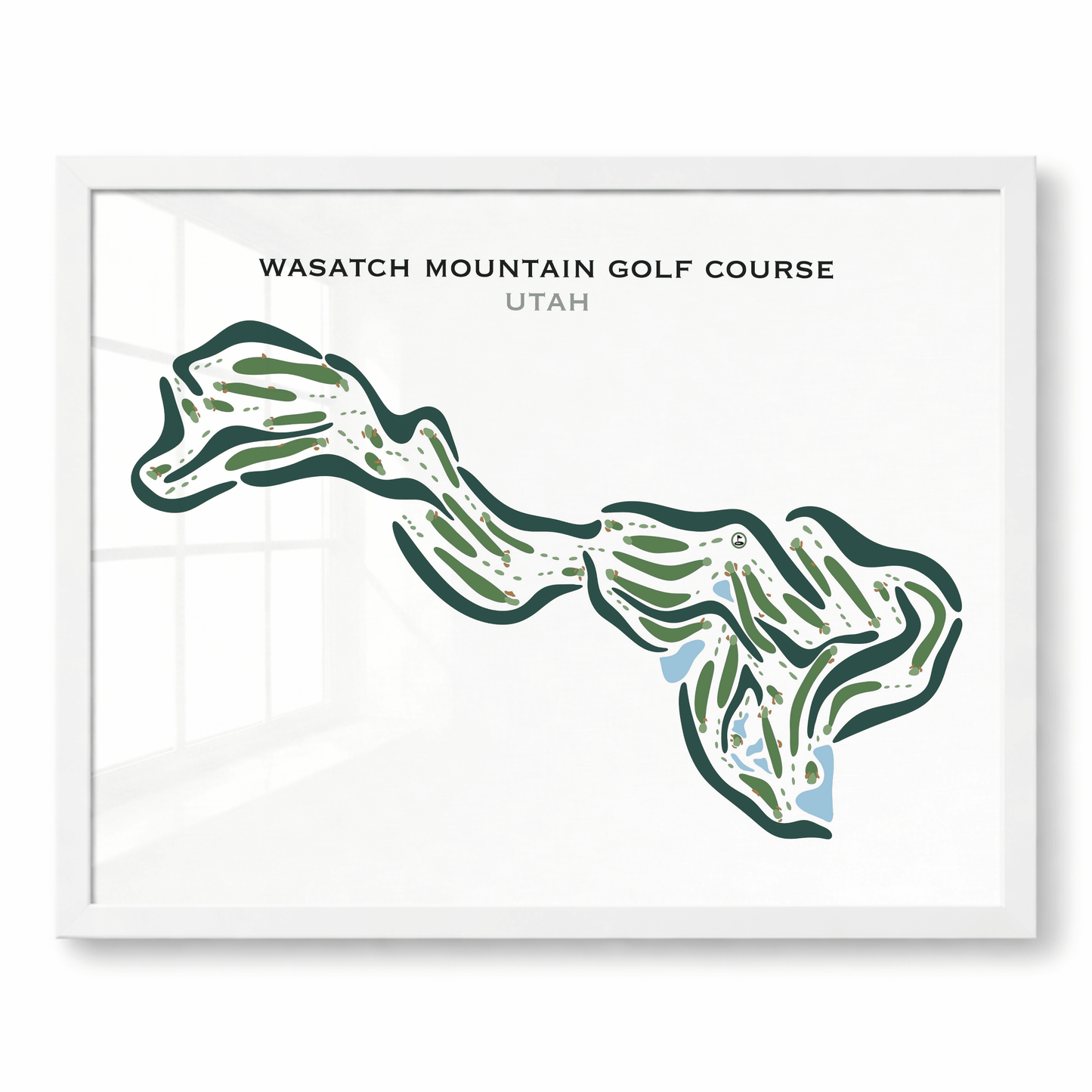 Wasatch Mountain Golf Course, Midway Utah, Horizontal - Printed Golf Courses