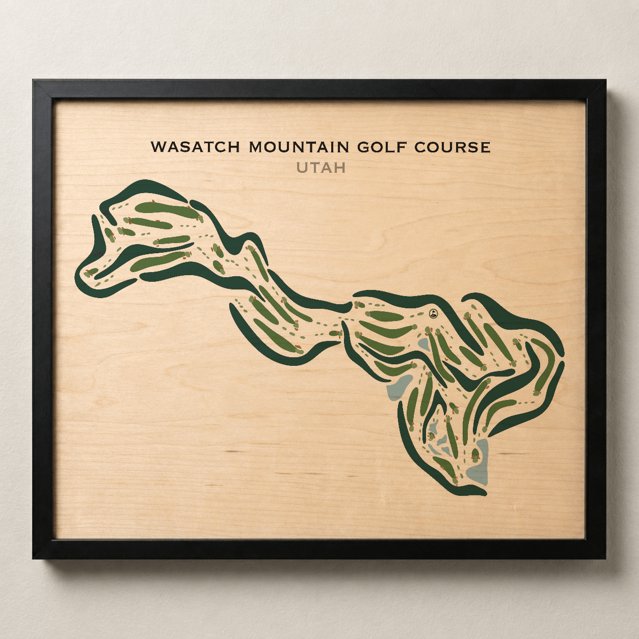 Wasatch Mountain Golf Course, Midway Utah, Horizontal - Printed Golf Courses