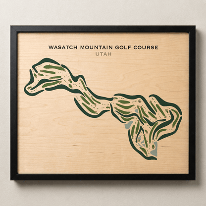 Wasatch Mountain Golf Course, Midway Utah, Horizontal - Printed Golf Courses