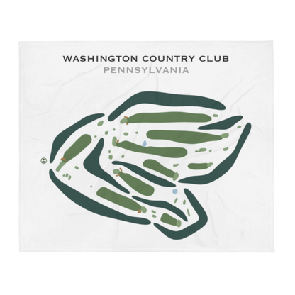 Washington Country Club, Pennsylvania - Printed Golf Courses