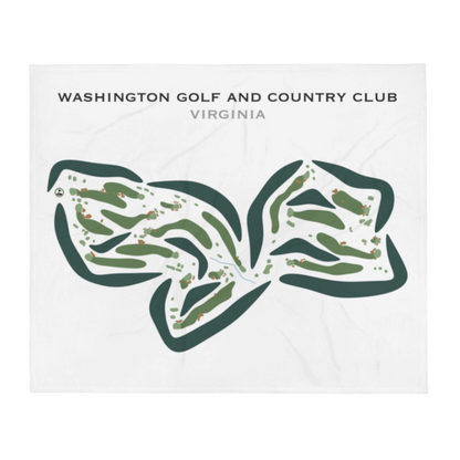Washington Golf & Country Club, Virginia - Printed Golf Courses