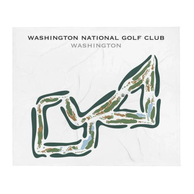 Washington National Golf Club, Washington - Printed Golf Course