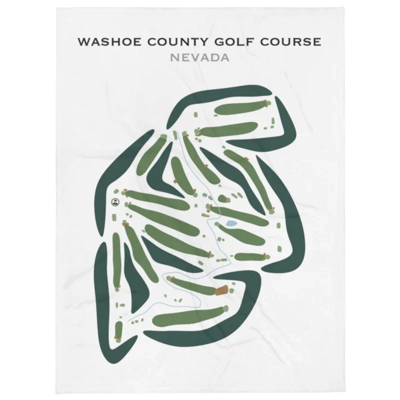 Washoe County Golf Course, Nevada - Printed Golf Courses