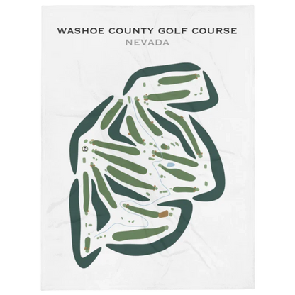 Washoe County Golf Course, Nevada - Printed Golf Courses