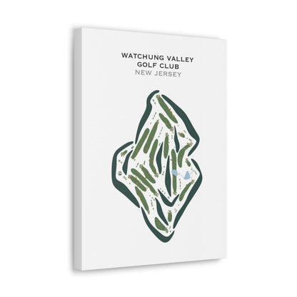 Watchung Valley Golf Club, New Jersey - Printed Golf Courses