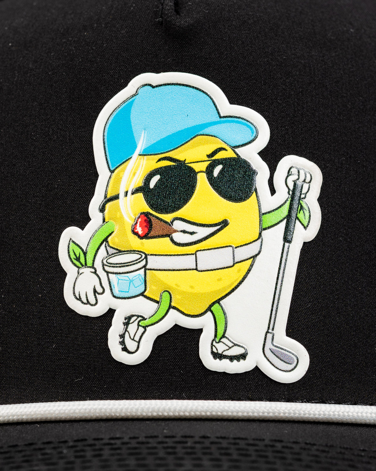 Lemon Guy - Perforated Rope Hat