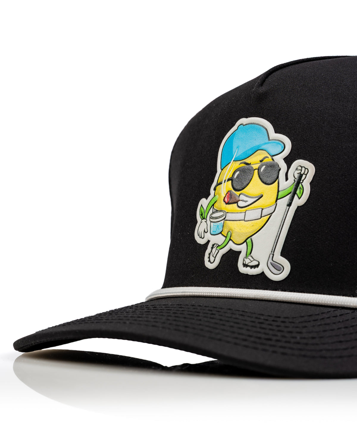 Lemon Guy - Perforated Rope Hat