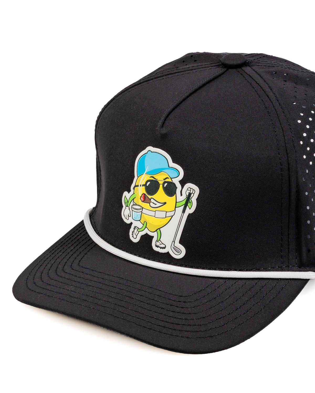 Lemon Guy - Perforated Rope Hat