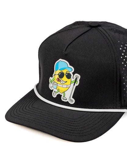 Lemon Guy - Perforated Rope Hat