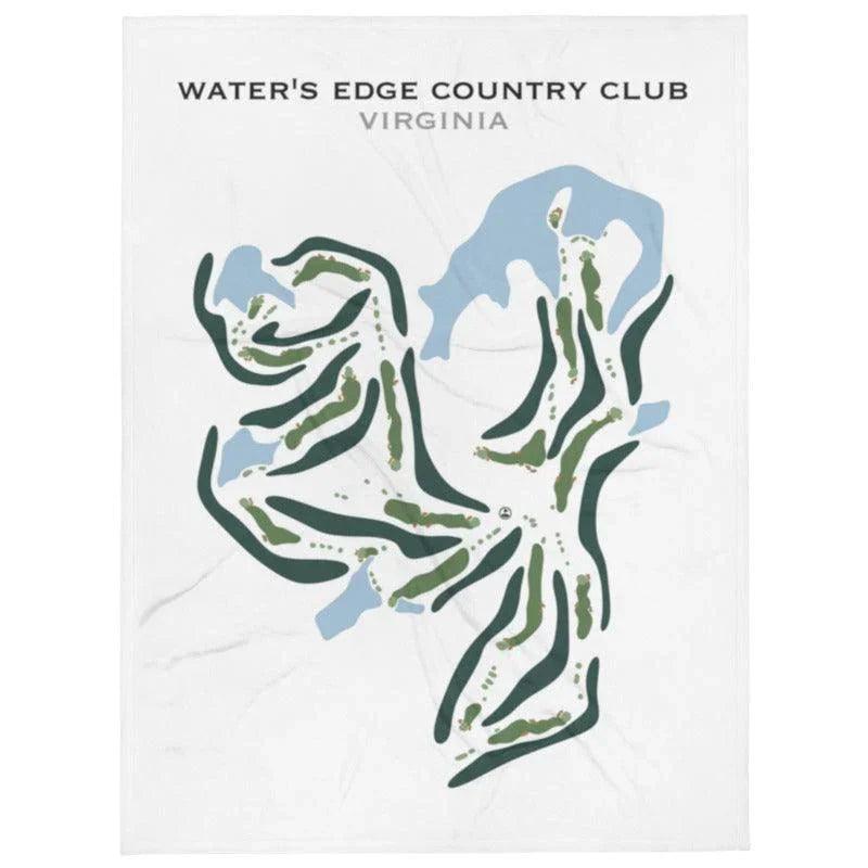 Water's Edge Country Club, Virginia - Printed Golf Course