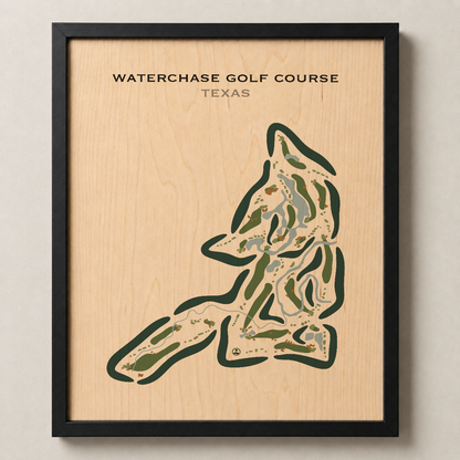 Waterchase Golf Club, Texas - Printed Golf Course