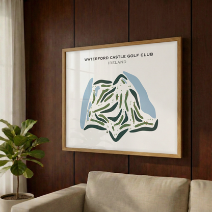 Waterford Castle Golf Club, Ireland - Printed Golf Courses