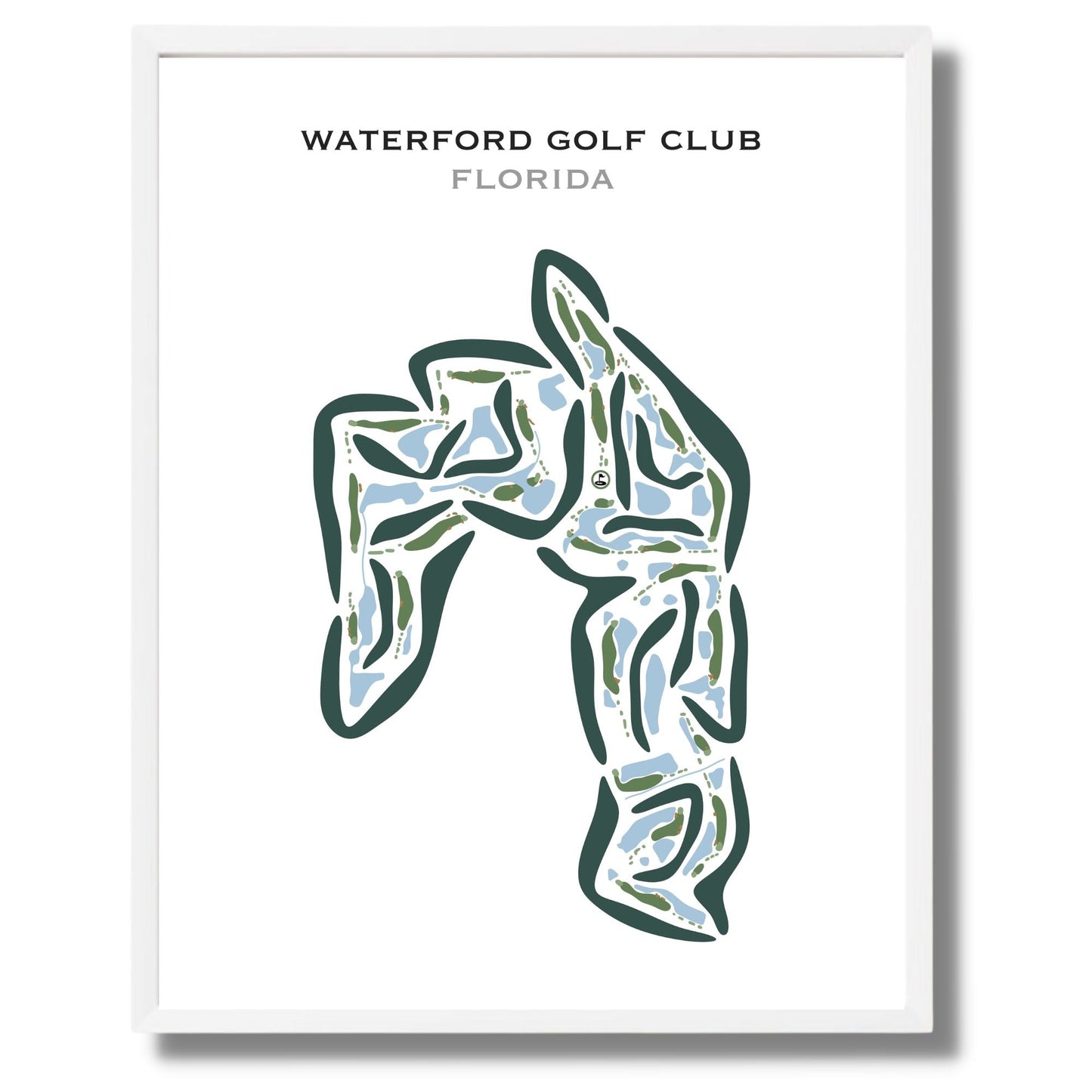 Waterford Golf Club, Florida - Printed Golf Courses