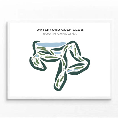Waterford Golf Club, South Carolina - Printed Golf Courses