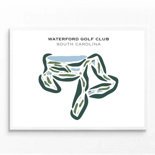 Waterford Golf Club, South Carolina - Printed Golf Courses