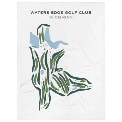 Waters Edge Golf Club, Michigan - Printed Golf Courses