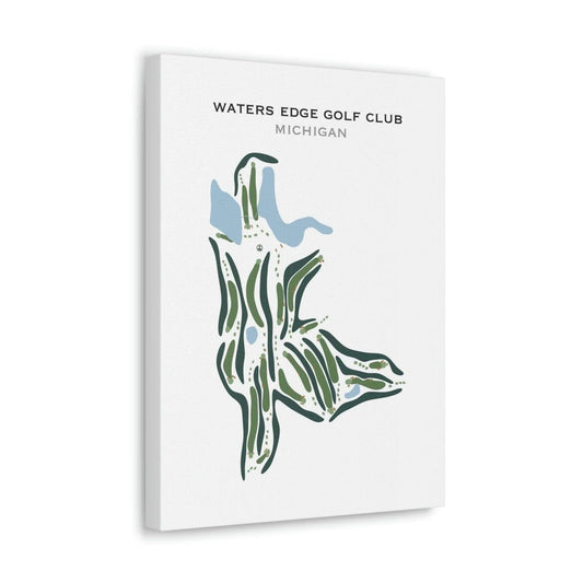 Waters Edge Golf Club, Michigan - Printed Golf Courses