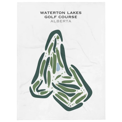 Waterton Lakes Golf Course, Canada - Printed Golf Courses