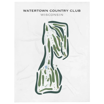 Watertown Country Club, Wisconsin - Printed Golf Course